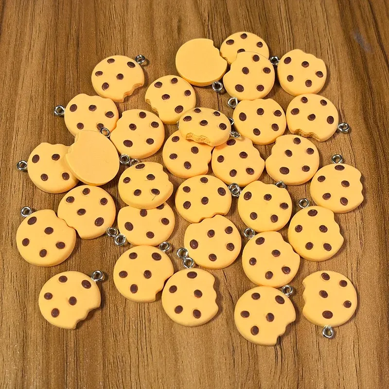 Food Snacks To Make - 10개입 깨진 쿠키 비스킷 레진 참