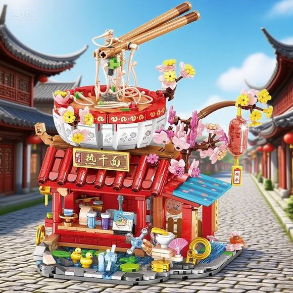 Food Nation Snacks - 새로운 음식 가게 빌딩 블록 중국