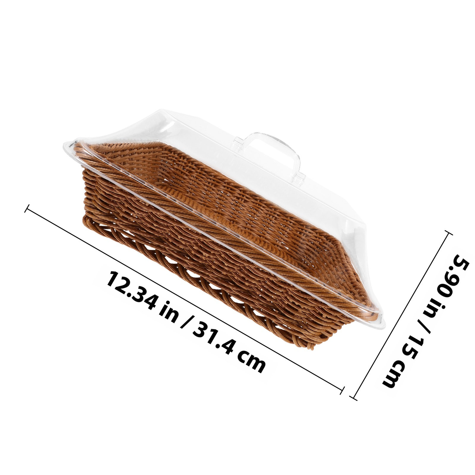 투명 뚜껑이 있는 빵 바구니, 가정용/베이커리/카페/사 - Food Snacks Basket 리뷰 및 가격