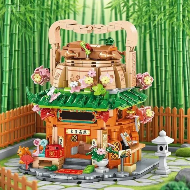 새로운 음식 가게 빌딩 블록 중국 국수 가게 소녀 도시 - Food Nation Snacks 리뷰 및 가격