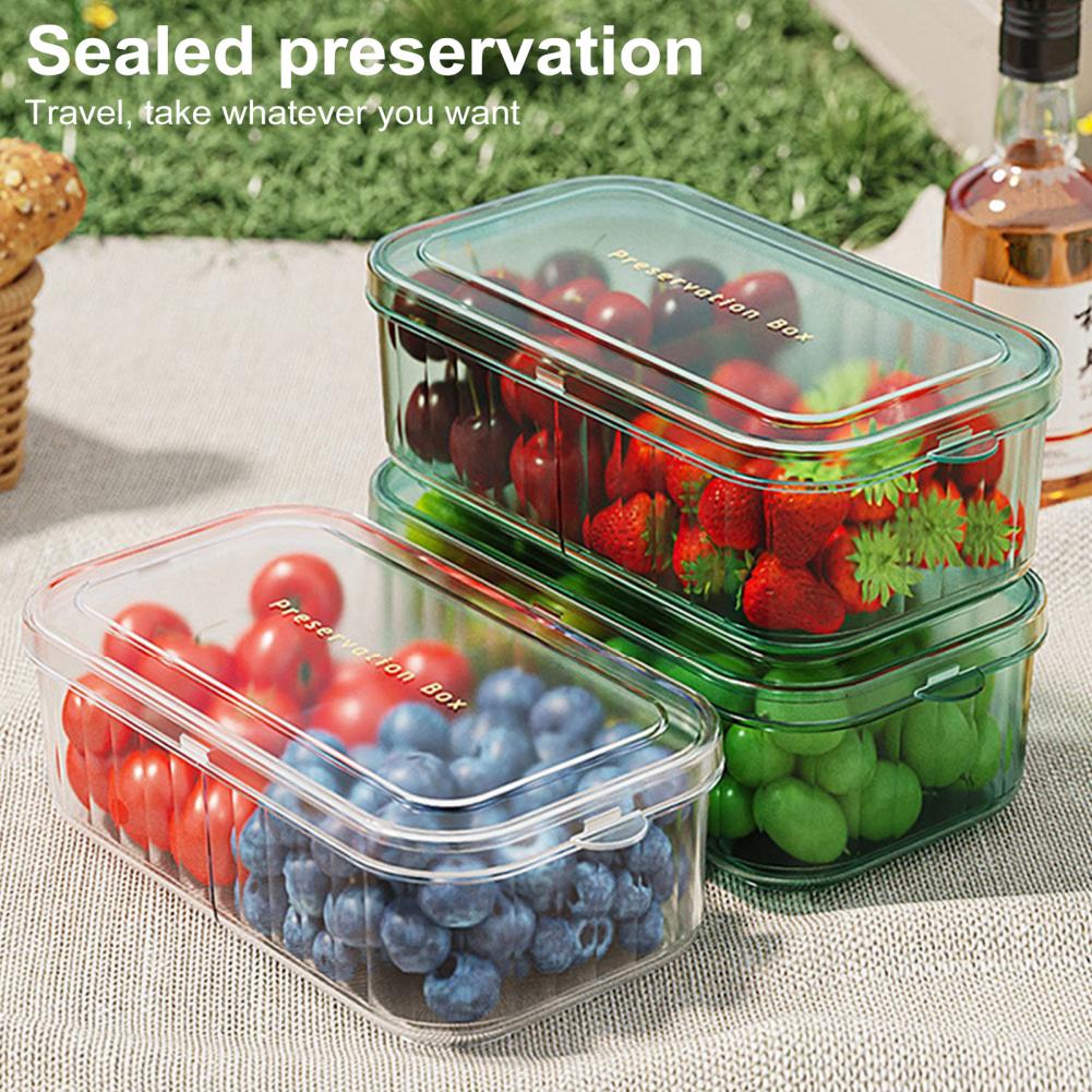 다용도 냉장고 수납함(칸막이 포함), 조절 가능한 통풍 - Food Snacks Basket 리뷰 및 가격