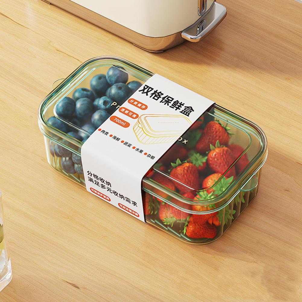 다용도 냉장고 수납함(칸막이 포함), 조절 가능한 통풍 - Food Snacks Basket 리뷰 및 가격